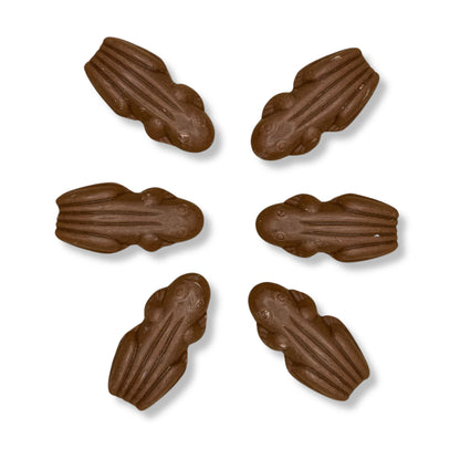 Hannah's Milk Chocolate Frogs - Milk chocolate flavour frogs.