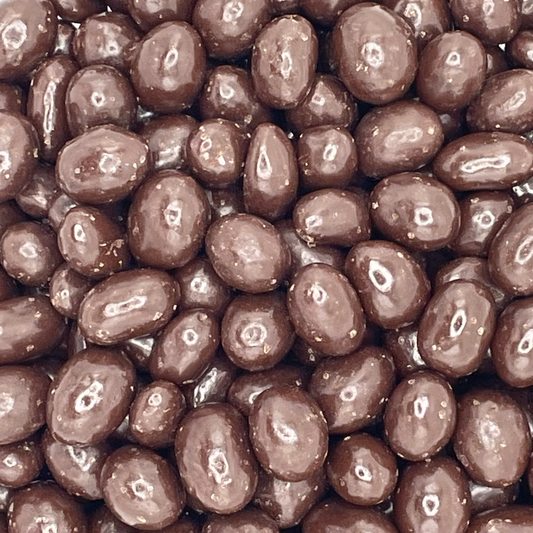 Dark Chocolate Peanuts - Crunchy peanuts coated in dark chocolate.