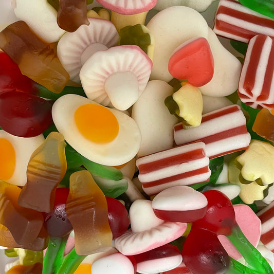 Fizzy Mix Sweets - A selection of jelly sweets in a pick & mix pouch.