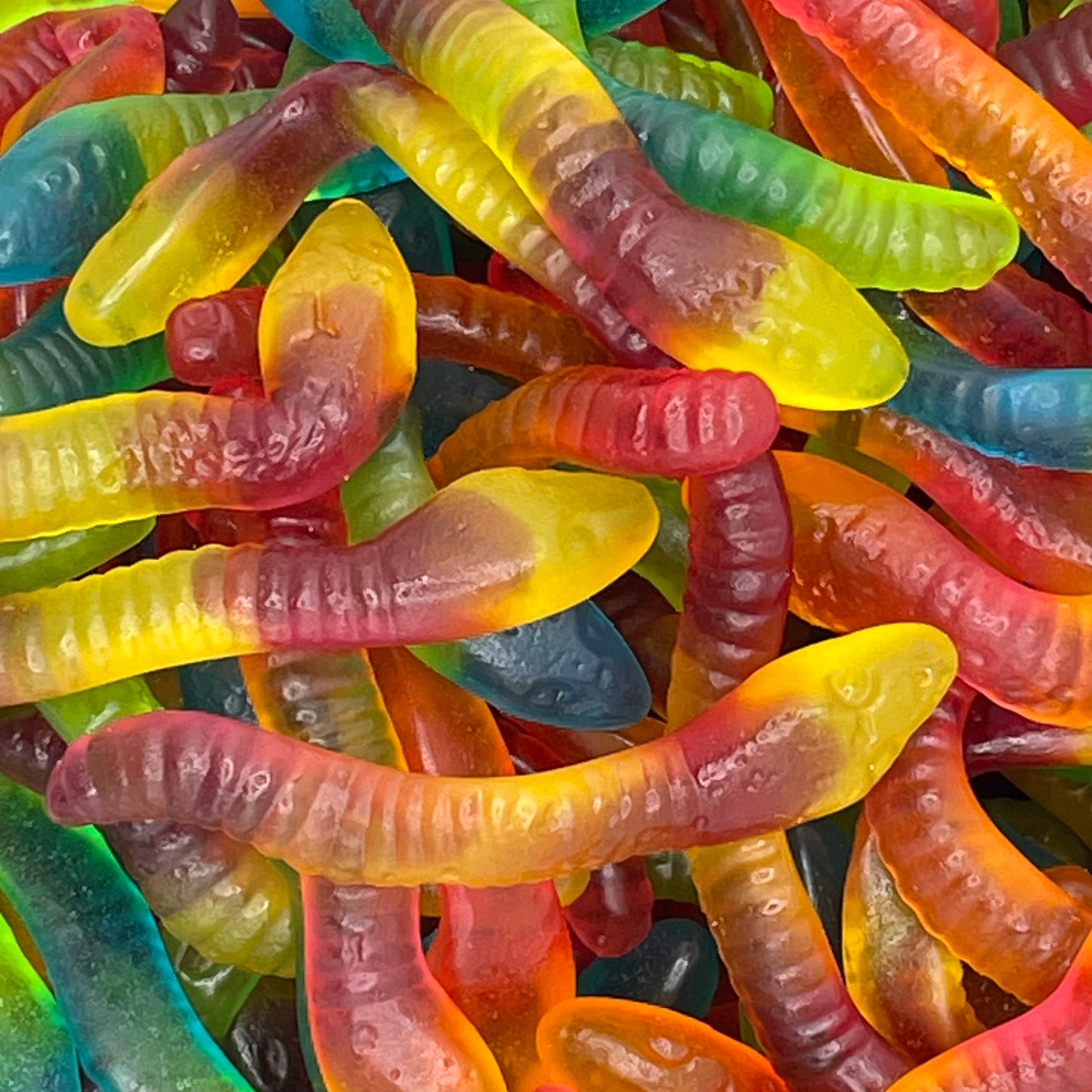 Jelly Snakes - Fruit flavour gummy sweets.