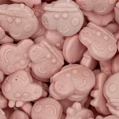 Peppa Pig Gummies - Fruit flavour foam sweets In the shape of Peppa Pig characters.