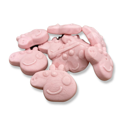 Peppa Pig Gummies - Fruit flavour foam sweets In the shape of Peppa Pig characters.