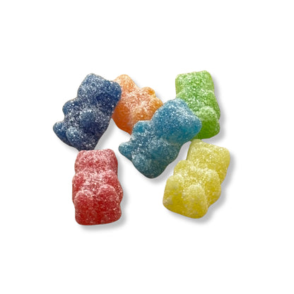 Kingsway Sour Bears - Fruit flavour sour jelly sweets.