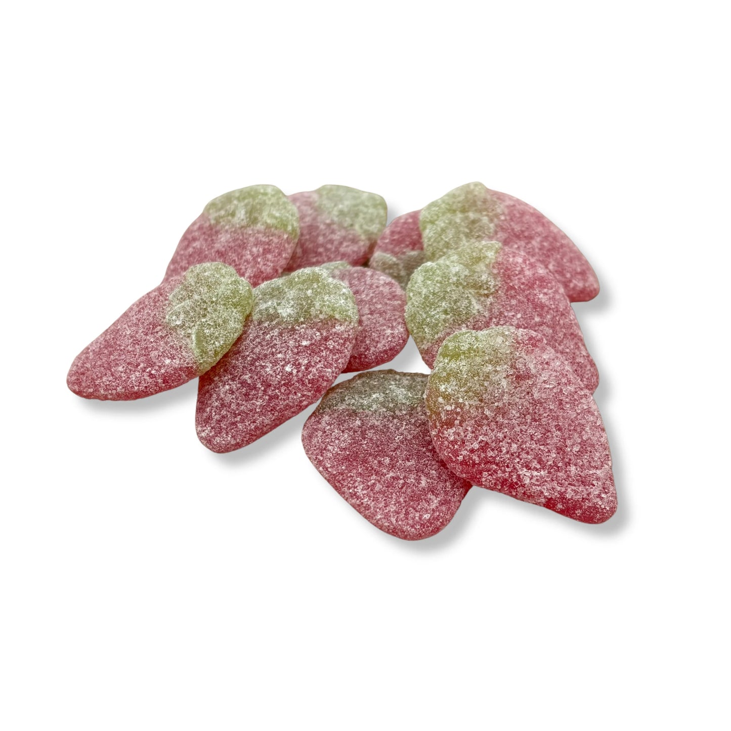 Kingsway Sugar Coated Strawberries - Sugar coated strawberry flavoured chewy sweets.