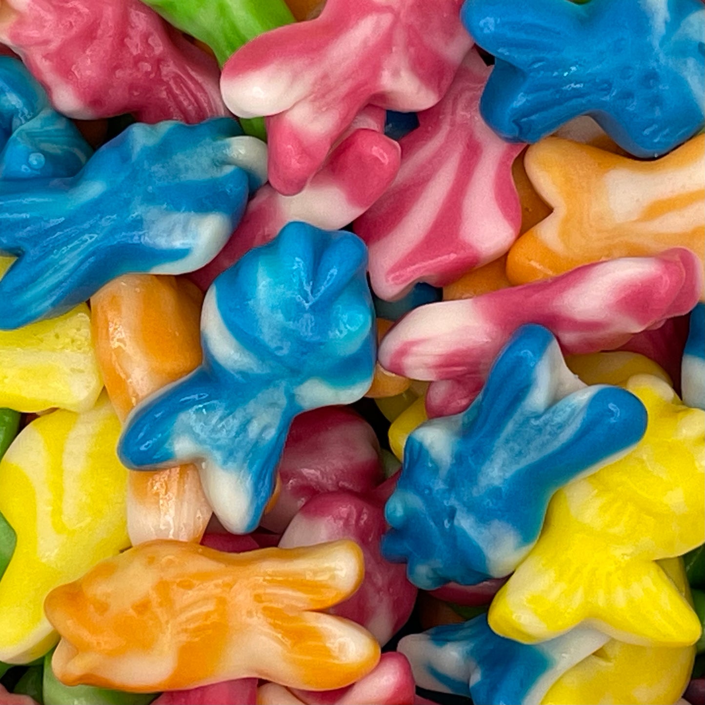 Swirly Fish - Fruit flavoured jelly sweets.