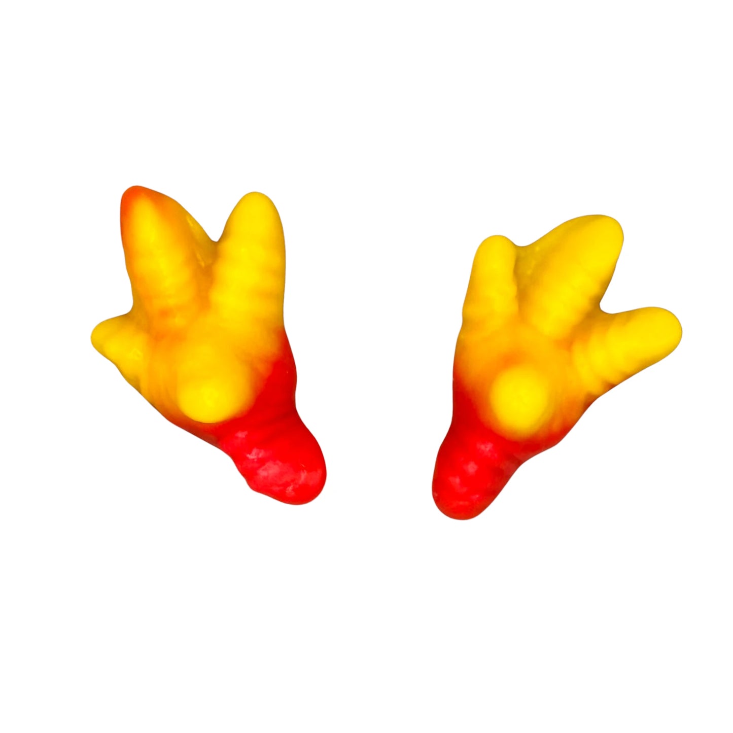 Vidal Chicken Feet - Fruit flavour jelly sweets. Fun chickens feet shape.