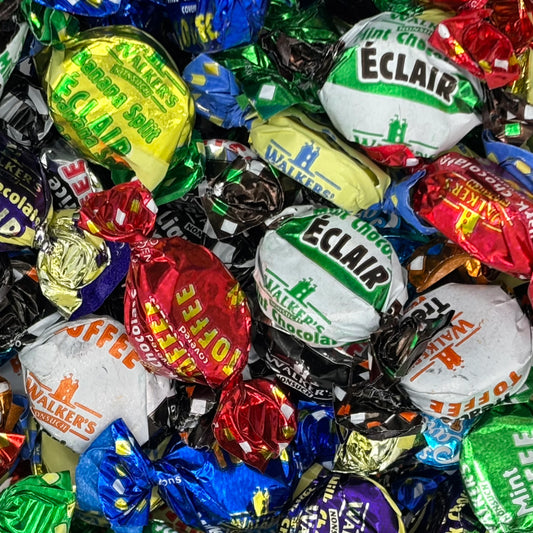 Walkers Nonsuch Toffee & Eclair Mix -A delicious assortment of creamy toffees & eclairs.