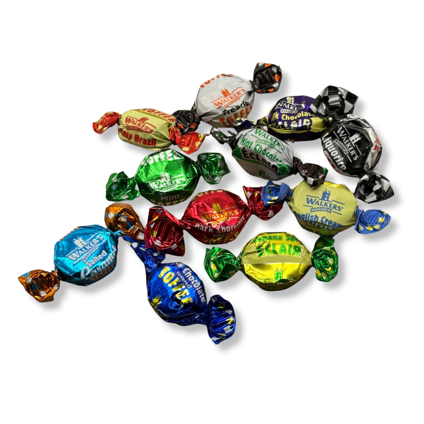 Walkers Nonsuch Toffee & Eclair Mix -A delicious assortment of creamy toffees & eclairs.
