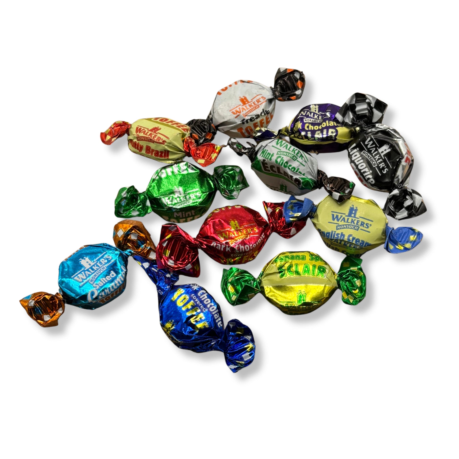 Walkers Nonsuch Toffee & Eclair Mix -A delicious assortment of creamy toffees & eclairs.